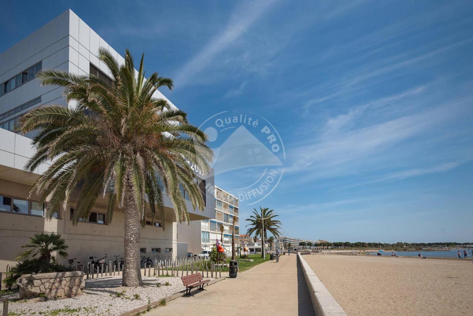 As21932 - Appartement P3 Magnifique Vue Mer En Dernier Etage Sur Le Front De Mer Le Grau-du-Roi Exterior photo