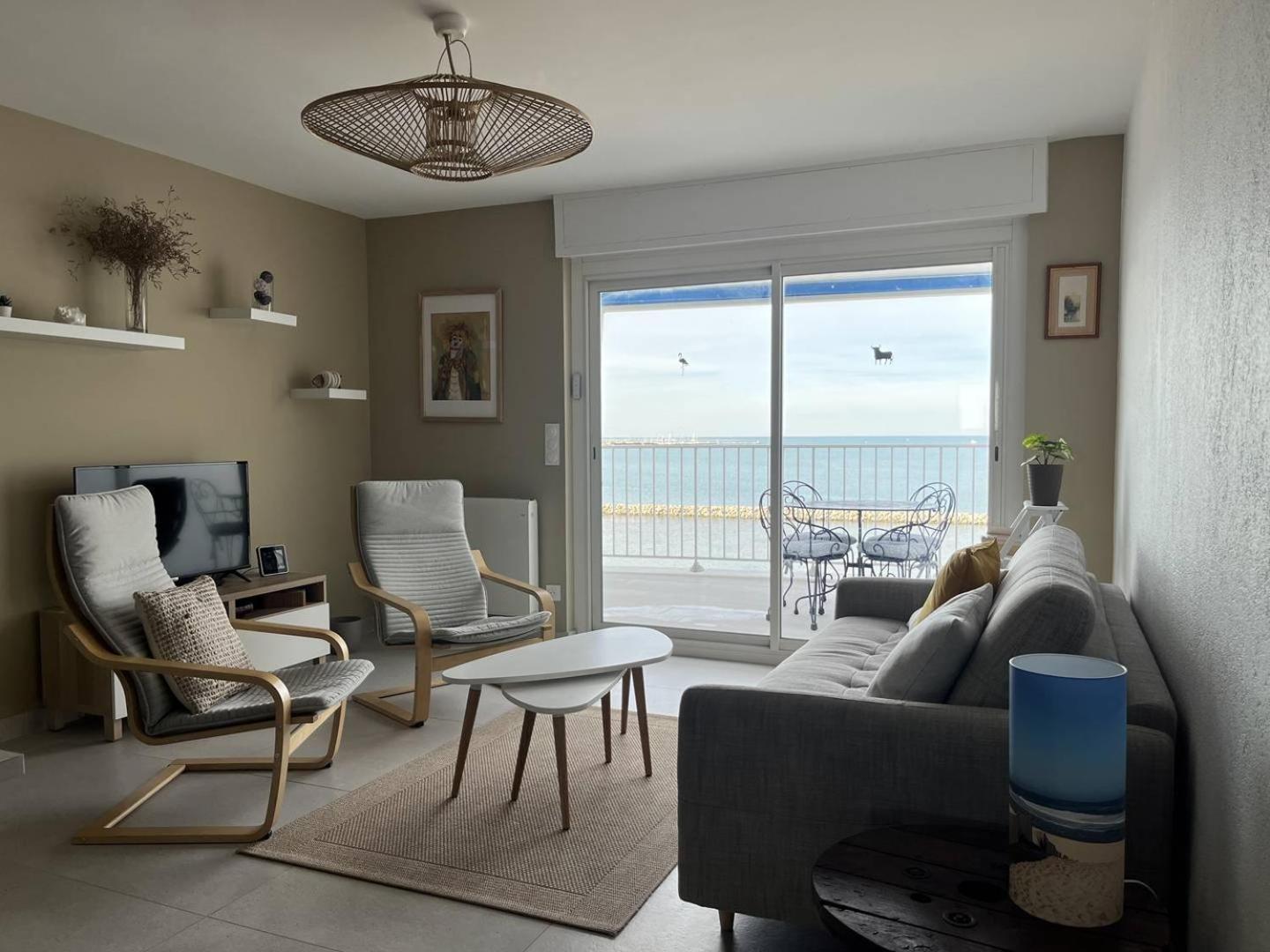 As21932 - Appartement P3 Magnifique Vue Mer En Dernier Etage Sur Le Front De Mer Le Grau-du-Roi Exterior photo